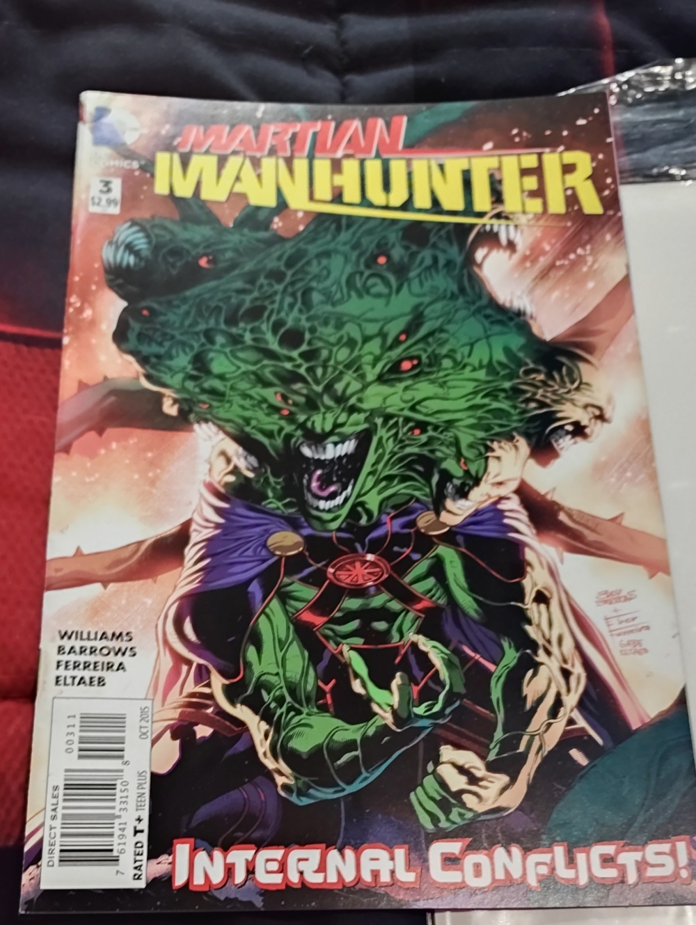Martian Manhunter Vol. 4 #3 Feature Tagline: "Internal Conflicts!"
